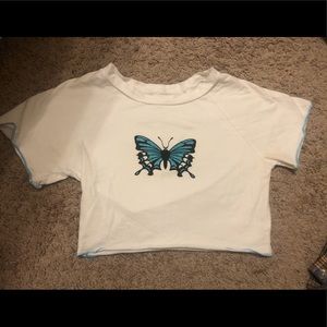 Butterfly Crop Top
